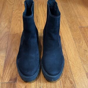 Black Timberland suede Ankle Boots